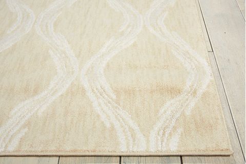 Nourison TRANQUILITY Beige Runner 22 X 76 Area Rug 99446262370 805-104664 Image 2