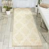 Nourison TRANQUILITY Beige Runner 22 X 76 Area Rug 99446262370 805-104664 Thumb 1