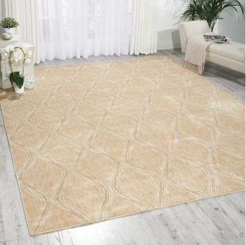 Nourison TRANQUILITY Beige 53 X 75 Area Rug 99446262349 805-104666 Image 1