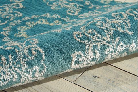 Nourison TRANQUILITY Blue Runner 22 X 76 Area Rug 99446262400 805-104674 Image 4