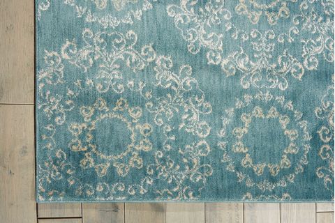 Nourison TRANQUILITY Blue 79 X 1010 Area Rug 99446262431 805-104677 Image 3