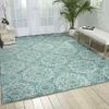 Nourison TRANQUILITY Blue 93 X 129 Area Rug 99446262424 805-104678 Thumb 1