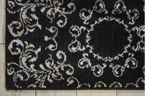 Nourison TRANQUILITY Black 79 X 1010 Area Rug 99446262721 805-104681 Image 3