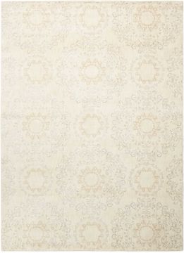 Nourison TRANQUILITY Beige Rectangle 9x13 ft nylon Carpet 104687
