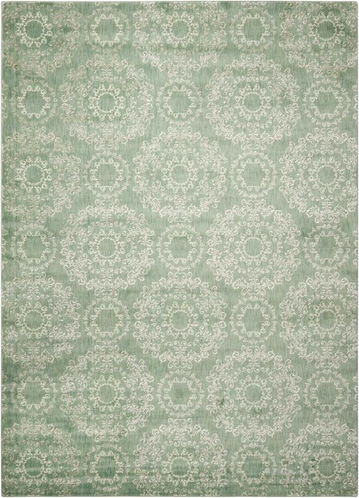 Nourison TRANQUILITY Green 79 X 1010 Area Rug 99446262516 805-104691 Image 0