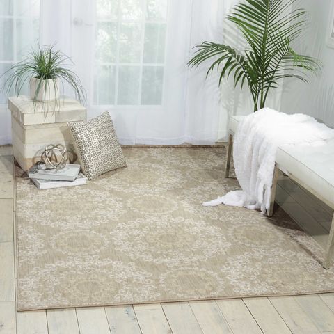 Nourison TRANQUILITY Grey 79 X 1010 Area Rug 99446262646 805-104696 Image 1