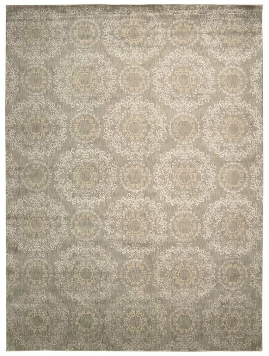 Nourison TRANQUILITY Grey 79 X 1010 Area Rug 99446262646 805-104696 Image 0