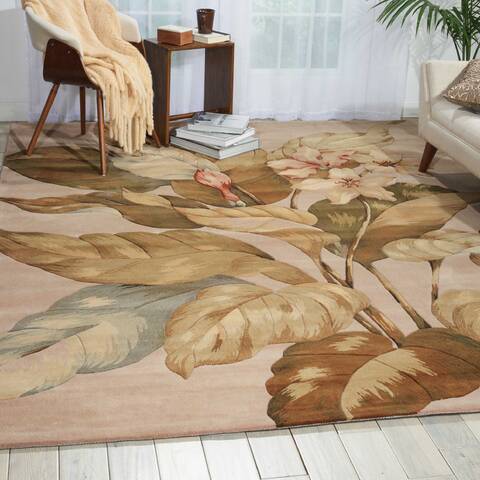 Nourison Tropics Beige 80 X 110 Area Rug 805-104713 Image 3