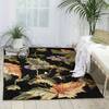 Nourison Tropics Black 53 X 83 Area Rug  805-104715 Thumb 3