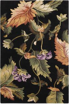 Nourison Tropics Black 5'3" X 8'3" Area Rug  805-104715