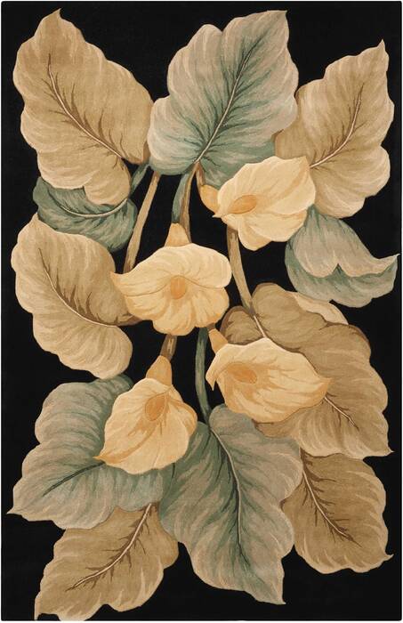 Nourison Tropics Black 36 X 56 Area Rug 805-104718 Image 0