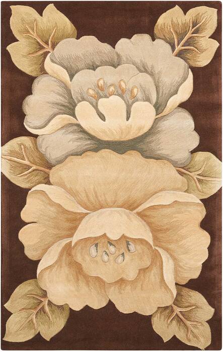 Nourison Tropics Brown 36 X 56 Area Rug 805-104722 Image 0