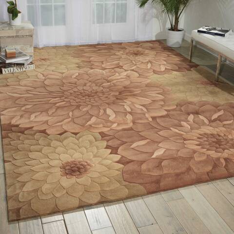 Nourison Tropics Beige 80 X 110 Area Rug 805-104733 Image 3