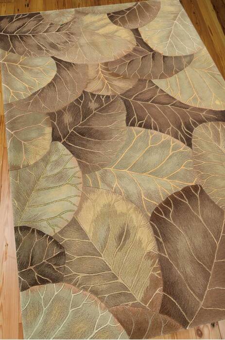 Nourison Tropics Brown 76 X 96 Area Rug 805-104736 Image 3