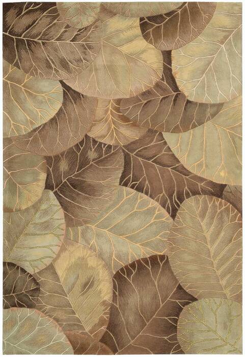Nourison Tropics Brown 76 X 96 Area Rug 805-104736 Image 0