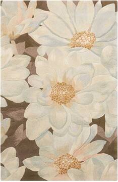 Nourison Tropics Brown 5'3" X 8'3" Area Rug  805-104739