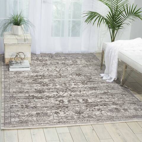 Nourison Twilight Grey 79 X 99 Area Rug 805-104745 Image 3