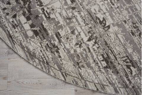 Nourison Twilight Grey Round 80 X 80 Area Rug 805-104746 Image 1