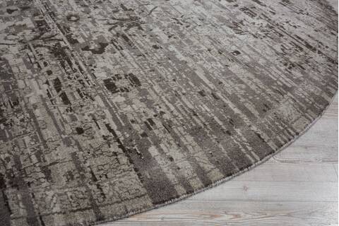 Nourison Twilight Grey Round 80 X 80 Area Rug 805-104746 Image 4
