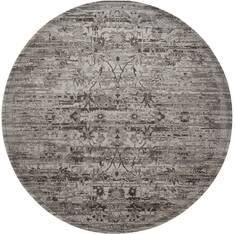 Nourison Twilight Grey Round 8'0" X 8'0" Area Rug  805-104746