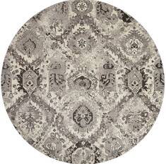 Nourison Twilight Beige Round 7 to 8 ft Lucxelle Carpet 104760