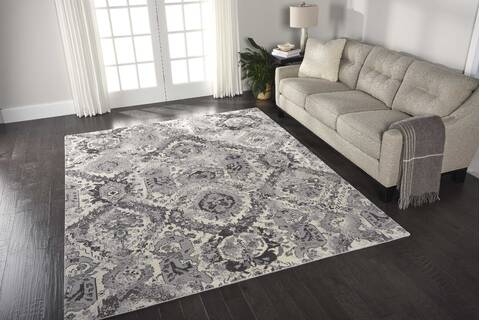 Nourison Twilight Beige 99 X 139 Area Rug 805-104762 Image 3