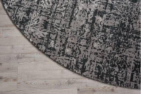 Nourison Twilight Grey Round 80 X 80 Area Rug 805-104766 Image 1