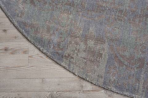 Nourison Twilight Grey Round 80 X 80 Area Rug 805-104773 Image 1