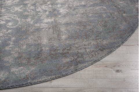 Nourison Twilight Grey Round 80 X 80 Area Rug 805-104773 Image 4