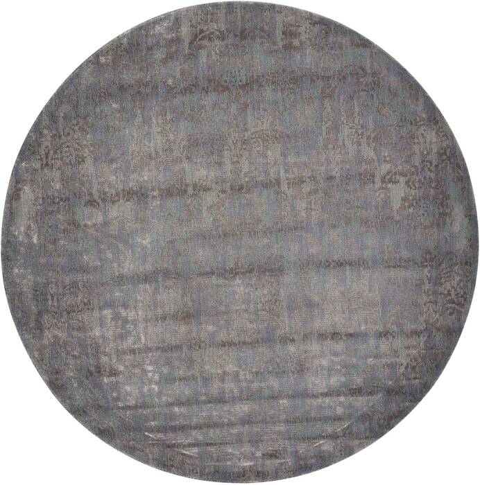 Nourison Twilight Grey Round 80 X 80 Area Rug 805-104773 Image 0