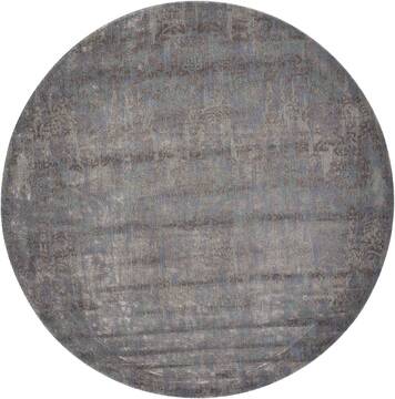 Nourison Twilight Grey Round 8'0" X 8'0" Area Rug  805-104773