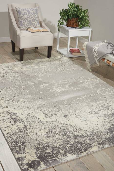 Nourison Twilight White 79 X 99 Area Rug 805-104779 Image 3