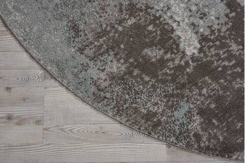 Nourison Twilight Grey Round 80 X 80 Area Rug 805-104787 Image 1