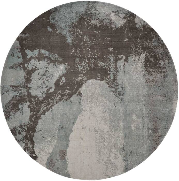 Nourison Twilight Grey Round 80 X 80 Area Rug 805-104787 Image 0