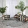 Nourison Twilight Grey Round 80 X 80 Area Rug 805-104787 Thumb 3