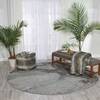 Nourison Twilight Grey Round 80 X 80 Area Rug  805-104787 Thumb 3