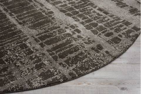 Nourison Twilight Grey Round 80 X 80 Area Rug 805-104807 Image 4