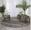 Nourison Twilight Grey Round 80 X 80 Area Rug  805-104807 Thumb 3