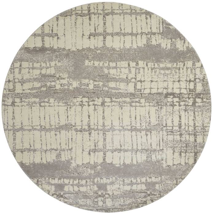 Nourison Twilight Beige Round 80 X 80 Area Rug 805-104814 Image 0