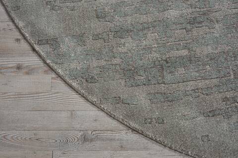 Nourison Twilight Grey Round 80 X 80 Area Rug 805-104828 Image 1