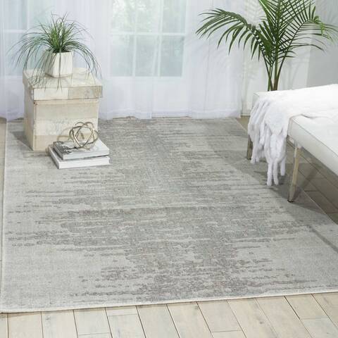 Nourison Twilight Grey 86 X 116 Area Rug 805-104829 Image 3