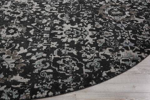 Nourison Twilight Grey Round 80 X 80 Area Rug 805-104841 Image 4