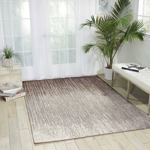 Nourison Twilight Grey 79 X 99 Area Rug 805-104846 Image 3
