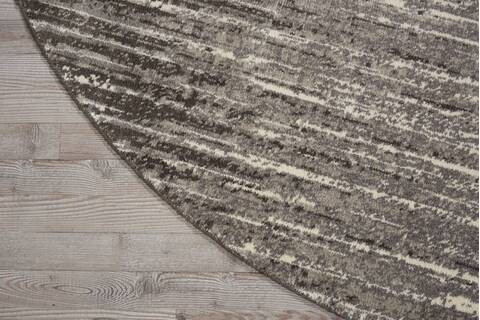 Nourison Twilight Grey Round 80 X 80 Area Rug 805-104847 Image 1