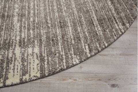 Nourison Twilight Grey Round 80 X 80 Area Rug 805-104847 Image 4