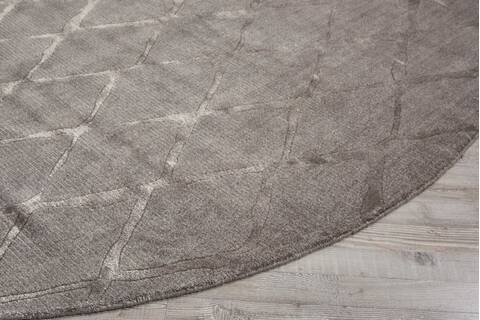 Nourison Twilight Grey Round 80 X 80 Area Rug 805-104853 Image 4