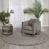 Nourison Twilight Grey Round 80 X 80 Area Rug  805-104853 Thumb 3