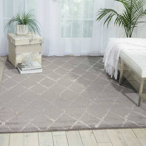 Nourison Twilight Grey 99 X 139 Area Rug 805-104855 Image 3
