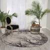 Nourison Twilight Grey Round 80 X 80 Area Rug 805-104865 Thumb 3