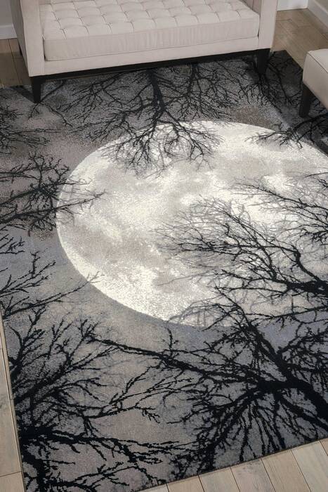 Nourison Twilight Grey 99 X 139 Area Rug 805-104867 Image 3